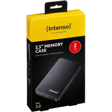 INTENSO 2TB MemoryCase 2,5" USB3.0 čierny