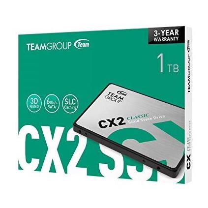 TEAM GROUP CX2 SSD 1TB 2.5"/SATA3/7mm