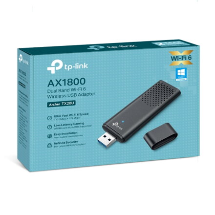 TP-Link Archer TX20U AX1800 WiFi USB adaptér