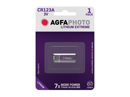 Batéria CR123A AGFAPHOTO lítiová