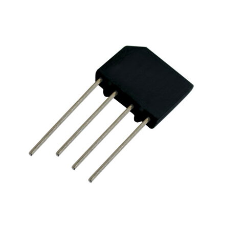 Můstek diod.  2A/800V   KBP08   plochý