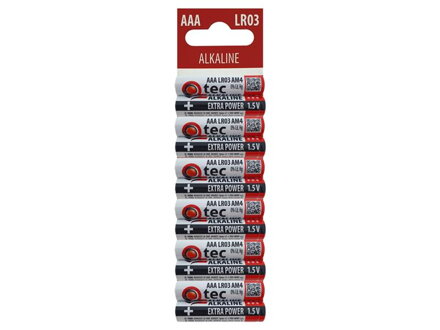 Batéria AAA R03/AM4 Extra power alkalická QTEC P1532 12ks / blister