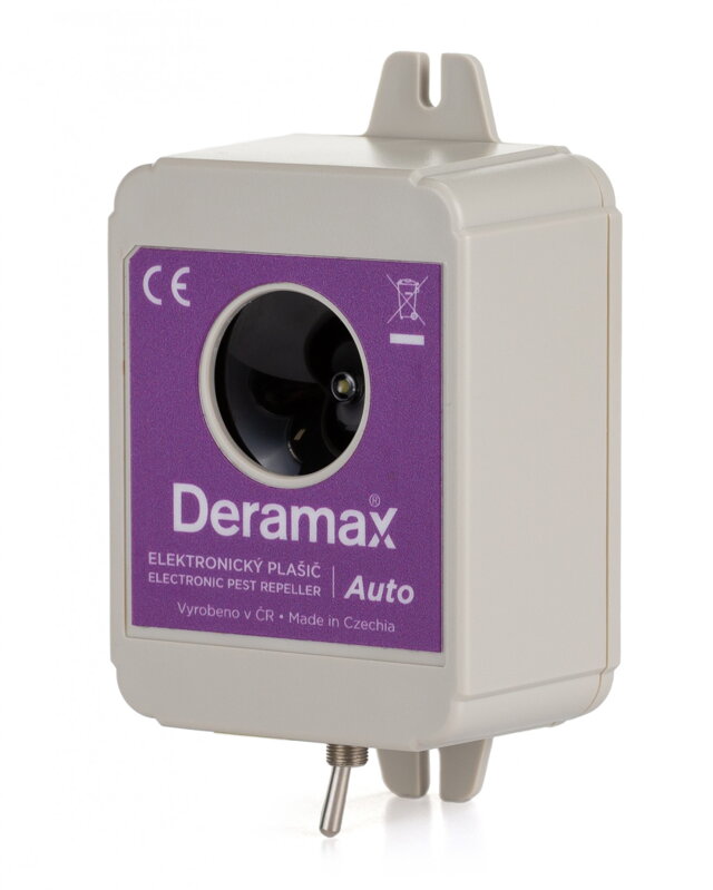 Deramax Ultrazvukový odpuzovač plašič kun a hlodavců do auta Auto