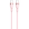 TELLUR Silicone, Kábel USB Type C/Type C, 1m, p