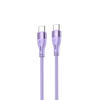 TELLUR Silicone, Kábel USB Type C/Type C, 1m, fia