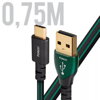 AUDIOQUEST Forest, Kábel 0.75m, USB A - USB Type C