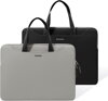 TOMTOC DUAL Sleeve for MacBook 13,5", black/gray