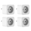 WOOX R6128-4PACK, Smart Plug 16A WiFi, FR (French)