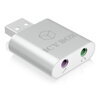 RAIDSO BOX Adaptér z USB 2.0 A samec/2x Jack 3,5mm