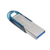 SanDisk USB 3.0 Ultra Flair 128GB, modrý