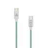 SBPX Kábel USB-C samec/USB-C samec, 2m, zelený