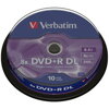 DVD + R  VERBATIM DL 8.5 GB 8x  10cake 43666