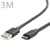 GEMBIRD Kábel USB 2.0 - USB Type C 3M