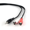 Kábel prepajaci jack 3,5mm na 2x RCA (cinch) 5m