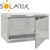 SOLARIX Nástenný rozvádzač SENSA 12U 400mm, plech