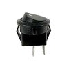 Prepínač kolískový okruhly  2pol./2pin  OFF-ON 250V/1A čierny