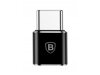 Adaptér microUSB na USB-C BASEUS CAMOTG-01 Black