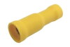 Zdířka kruhová 5mm, vodič 4.0-6.0mm  žlutá