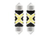 Autožiarovka LED Festoon C5W 12/24V AMIO 04238 biela 2ks
