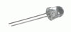 LED  8mm  modrá  3000mcd/20° čirá