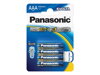Baterie AAA(LR03) alkalická PANASONIC Evolta 4BP