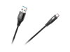 Kábel REBEL USB/USB-C čierny 2m