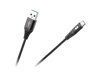 Kábel REBEL USB/USB-C čierny 0,5m