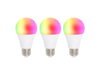 Smart sada LED žiaroviek E27 10W RGB WOOX R9074/3 WiFi Tuya