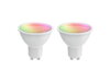 Smart sada LED žiaroviek GU10 5.5W RGB WOOX R9076/2 WiFi Tuya