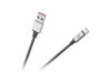 Kábel REBEL RB-6011-100-B USB 3.0/USB-C 0,1m Black