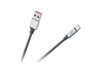 Kábel REBEL RB-6011-200-B USB 3.0/USB-C 0,2m Black