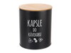 Dóza ORION Black Kapsule do kávovaru 16cm