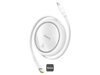Kábel BASEUS Free2Pull USB-C/Lightning 1m White 20W