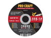 Kotúč rezný PROCRAFT 115x1.0mm