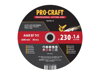 Kotúč rezný PROCRAFT 230x1,6mm