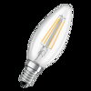 OSRAM LED žiarovka E14 4W 2700K číra,  Filament, teplá biela