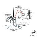 MKF-GATE/REC15i Tuya Smart / WiFi prijímač, bezdrôtový otvárač brán a brán