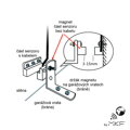 MKF-GATE/REC15i Tuya Smart / WiFi prijímač, bezdrôtový otvárač brán a brán