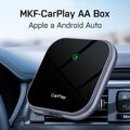Bezdrôtový adaptér MKF CarPlay AA BOX 2v1, Apple CarPlay, Android Auto, čierny