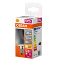 OSRAM LED stmievateľná žiarovka E14 4W 2700K číra, teplá biela