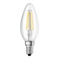 OSRAM LED stmievateľná žiarovka E14 4W 2700K B40 číra, teplá biela