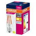 OSRAM LED žiarovka E27 11W 2700K Filament číra, teplá biela