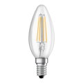 OSRAM LED žiarovka E14 4W 2700K číra,  Filament, teplá biela