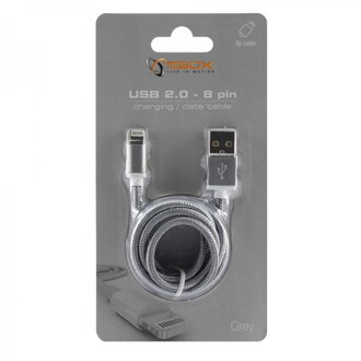 SBOX IPH7-GR Apple Lightning/USB-A šedý 1,5m