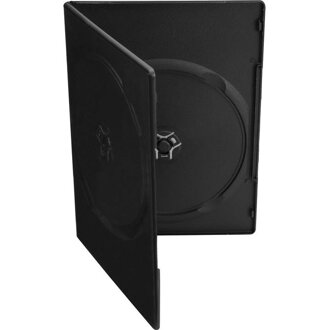 COVER IT Box na 2x CD/DVD/BR 7mm čierny 1bal 10ks