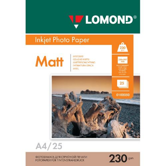 LOM - Pho Inkj Matt 230g/m2  25/A4