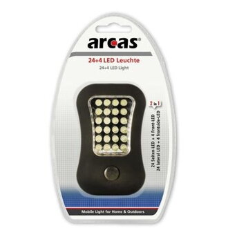 ARCAS 307 00019, LED baterka na kempovanie 24+4
