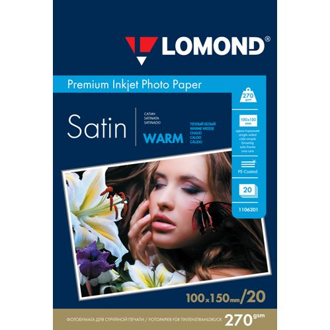 LOM Photo Inkjet Satin 20x270g 10x15cm 1106201