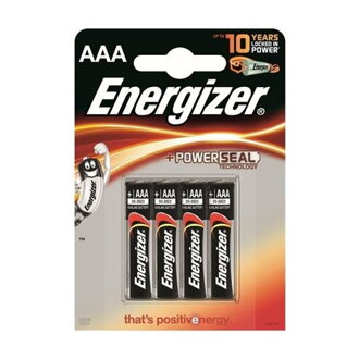 ENERGIZER PowerSeal AAA, Batérie, LR03, 1.5V 4ks