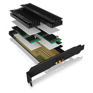 RAIDSONIC ICY BOX PCIe karta 1xM.2 NVMe+1xPCIe